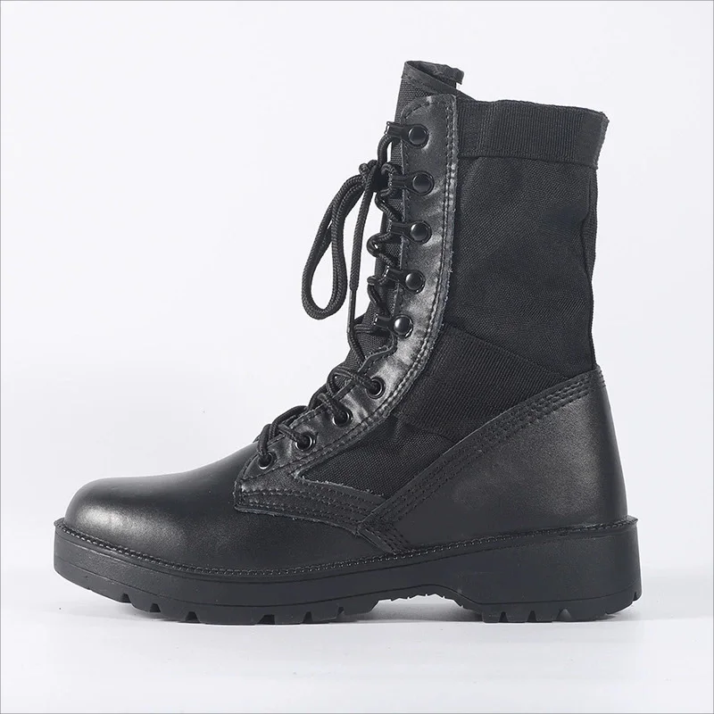 Bottes tactiques en cuir