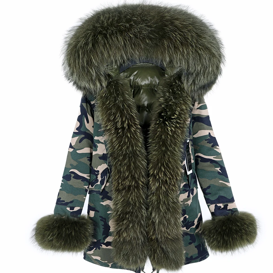 A-Veste d'hiver camouflage